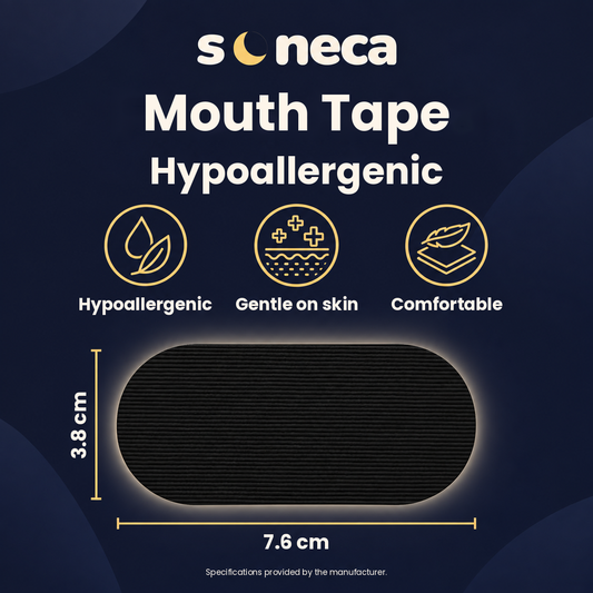 Hypoallergenic Soneca mouth tape — 7.6 x 3.8 cm